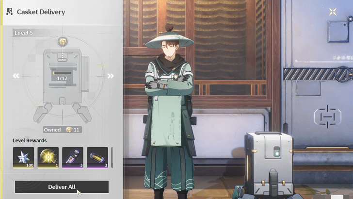 Wuthering Waves - Remnants of the Past Days - Deliver Sonance Caskets to the Relic Merchant