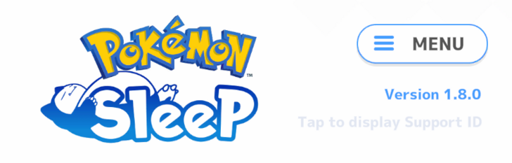 Pokemon Sleep - Version 1.8.0