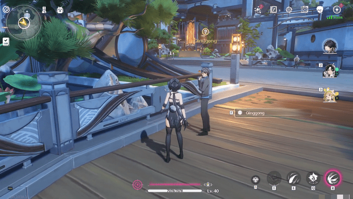 Wuthering Waves - Pedestal Device - Talk to Qinggong