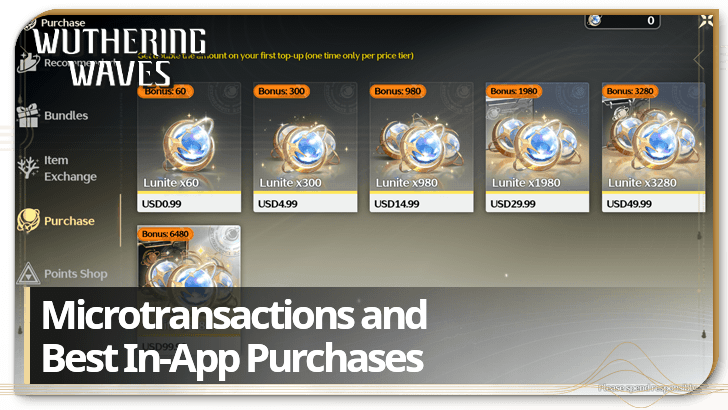 Wuthering Waves - Microtransactions and Best In-App Purchases