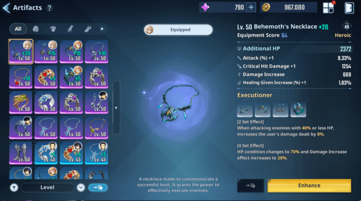 Solo Leveling Arise - Artifacts