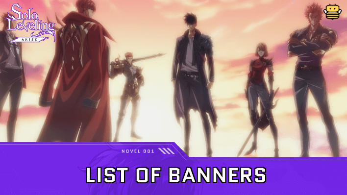 Solo Leveling Arise Banners front top banner