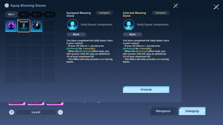 Solo Leveling Arise - Blessing Stones