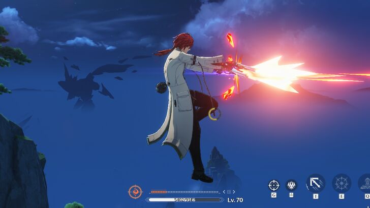 Wuthering Waves - Mid-Air Pistol Attack