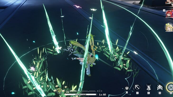 Wuthering Waves - Verina Plunge Mid-Air Attack