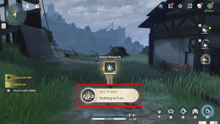 Wuthering Waves - A Free Meal II - Unlocks Nothing is Free Trophy