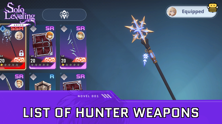 Solo Leveling Arise - List of Hunter Weapons