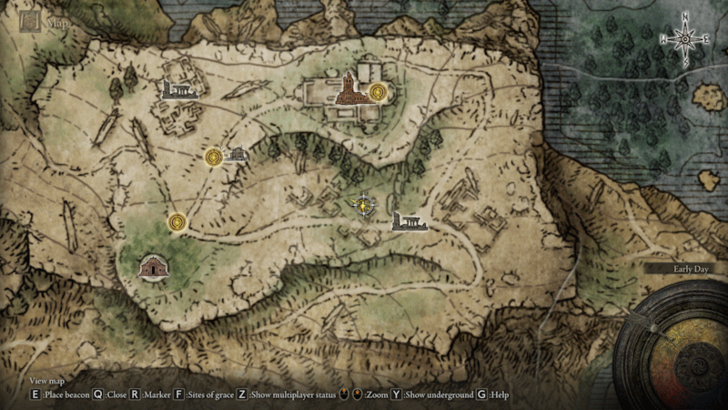 Elden Ring - Lunar Estate Ruins Imp Statue