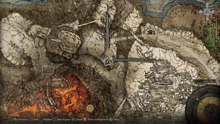 Elden Ring - Seethewater Cave Imp Statue