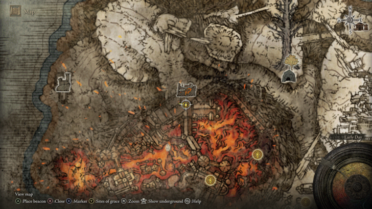 Elden Ring - Volcano Manor East Imp Statue