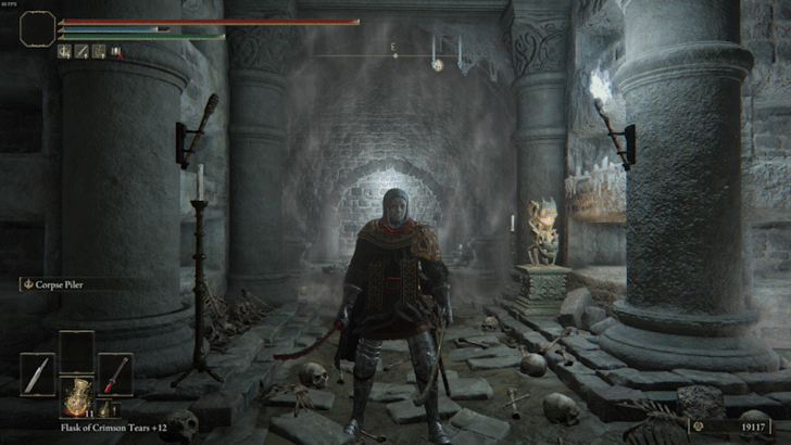 Elden Ring - Black Knife Catacombs Imp Statue