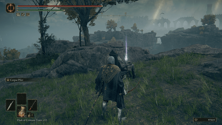 Beside the Crater-Pocked Glade Stonesword Key