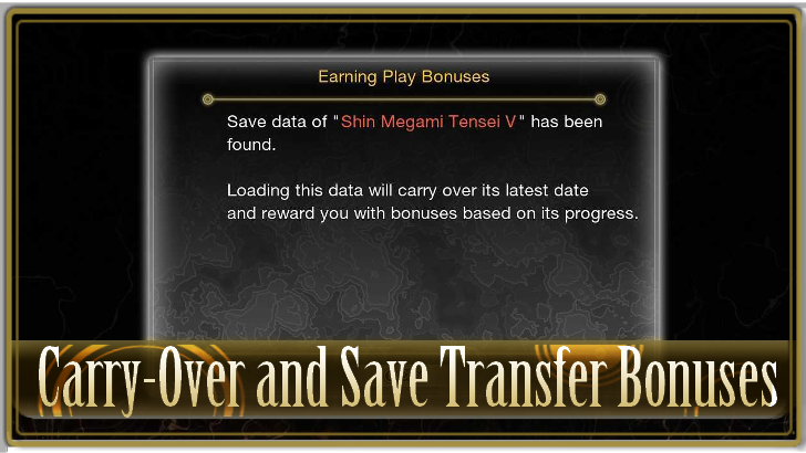 SMTVV - Carry-Over and Save Transfer Bonuses
