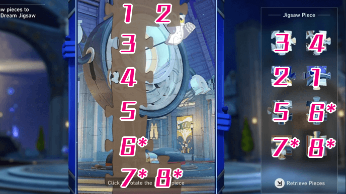 Honkai Star Rail - SoulGlad Scorchsand Audition Venue Dream Jigsaw Puzzle 2 Solution