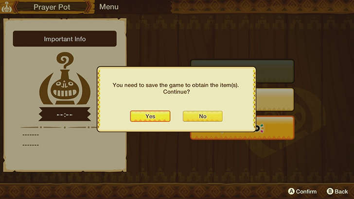 Monster Hunter Stories Amiibo Save Game Reward