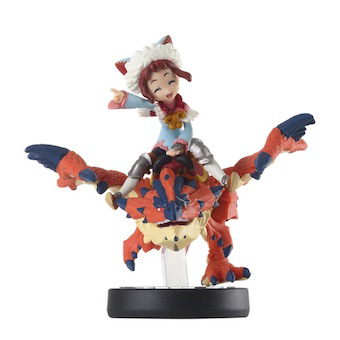 Monster Hunter Stories One-Eyed Rathalos and Female Rider amiibo
