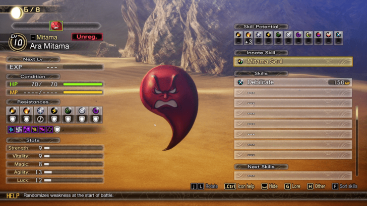 Shin Megami Tensei V Vengeance - Mitama Weaknesses