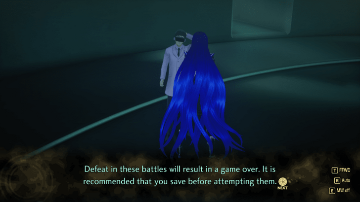 Shin Megami Tensei V Vengeance - Virtual Trainer Game Over Warning