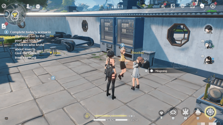 Wuthering Waves - Golden Insect Guide Second Coming of Solaris Day 3 - Talk to the Children World Location