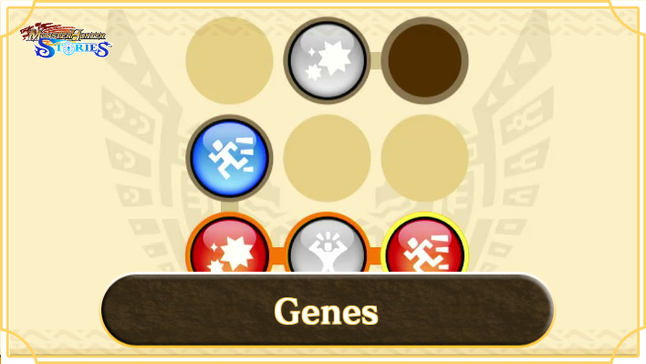 Monster Hunter Stories - List of All Genes