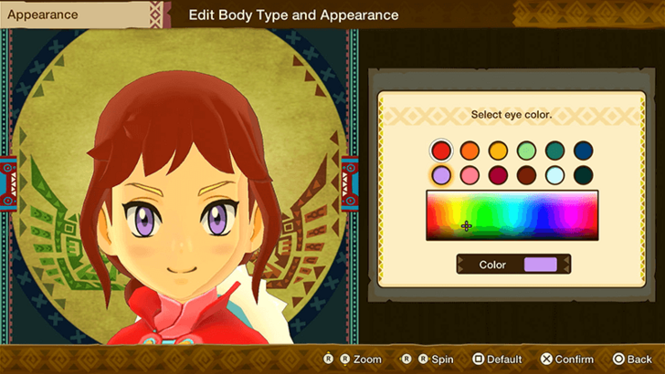 Monster Hunter Stories Character Creation Eye Color