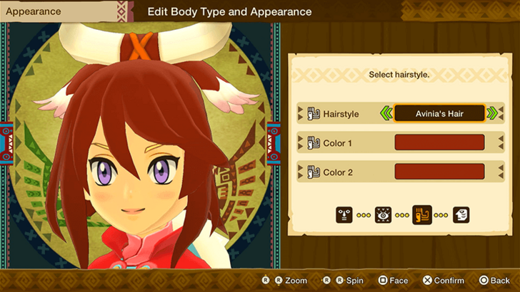 Monster Hunter Character Creation Hairstyle