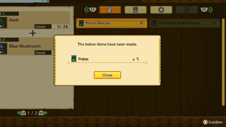 Monster Hunter Stories - Combine