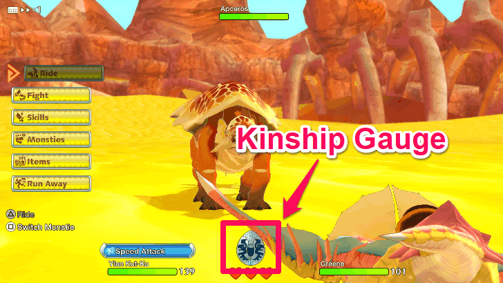 Monster Hunter Stories - Kinship Gauge