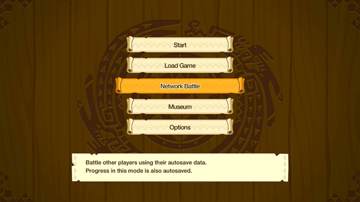 Monster Hunter Stories Network Battle Unlocked Title Screen
