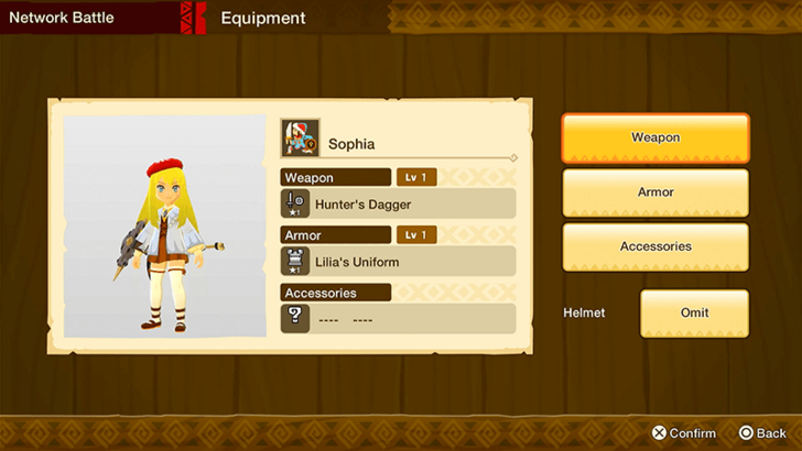 Monster Hunter Stories Multiplayer Network Battle Equipment.