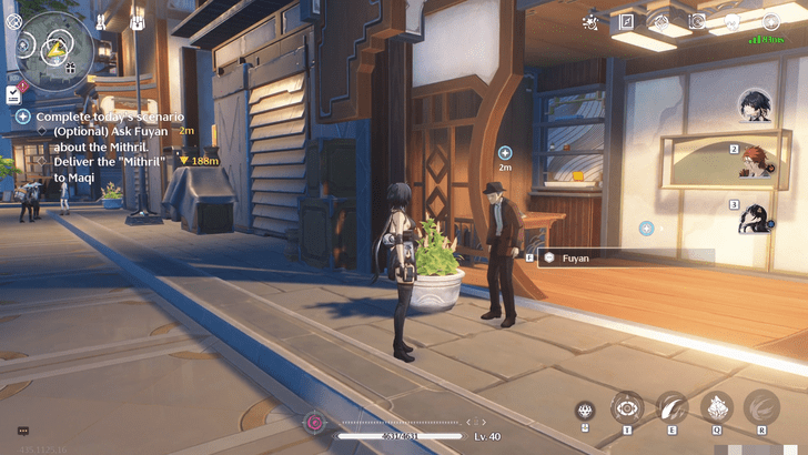 Wuthering Waves - Mithril Guide Second Coming of Solaris Day 6 - Talk to Fuyan World Location