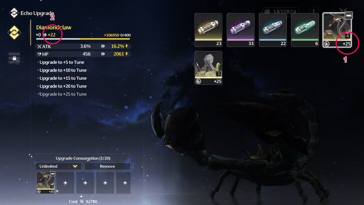 Wuthering Waves - Lower Echo EXP Gain