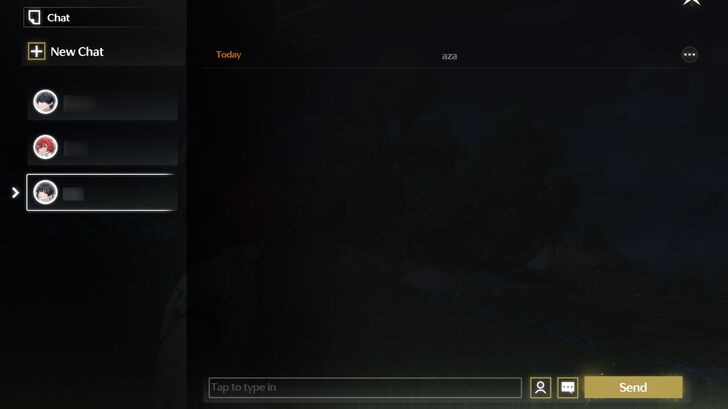 Wuthering Waves - Friends Chat Interface