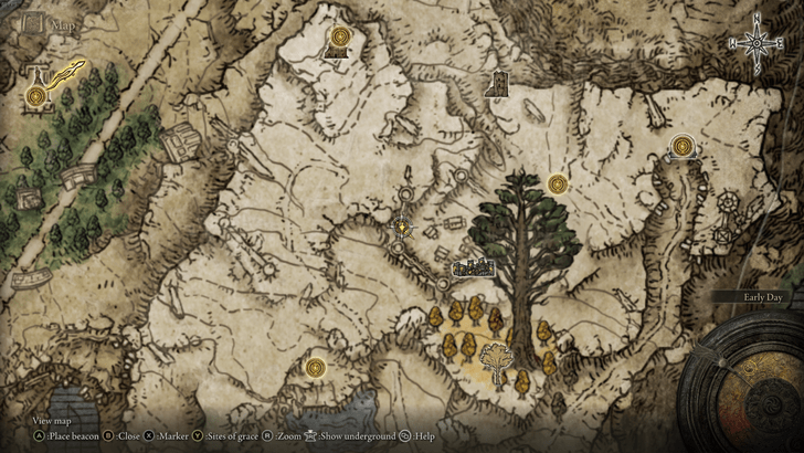 Frenzied Flame Village map