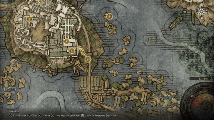 Academy Gate Town Map Location