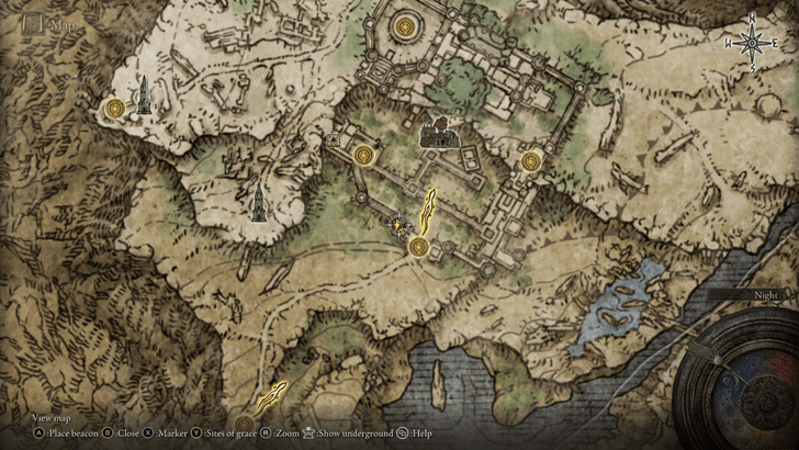 Caria Manor map