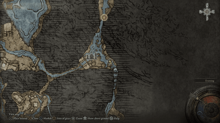 Uhl Palace Ruins Map