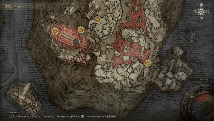 Palace Approach Ledge-Road map