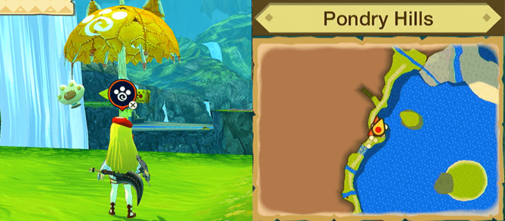 Monster Hunter Stories Catavan Mt. Pondry Cave Mouth