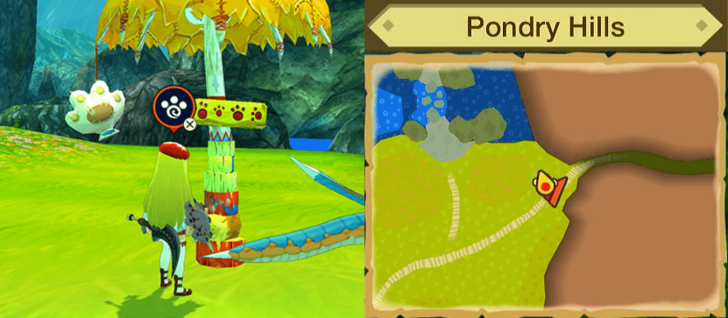 Monster Hunter Stories Catavan Pondry Hills Whilstill Forest