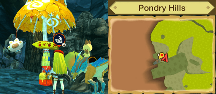 Monster Hunter Stories Catavan Pondry Hills Old Mines