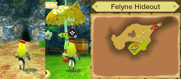 Monster Hunter Stories Catavan Pondry Hills Forest Settlement