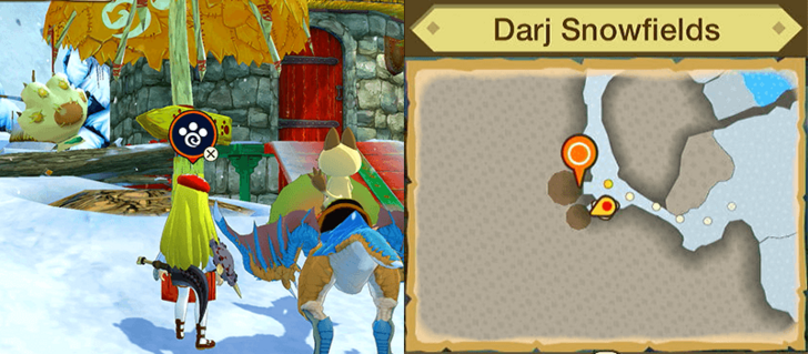 Monster Hunter Stories Catavan Darj Mountain Cabins