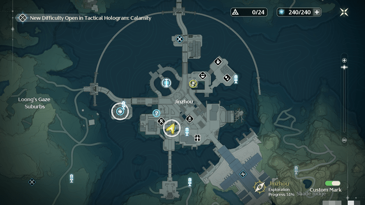 Wuthering Waves - Burning Light Jade Guide Second Coming of Solaris Day 7 - Talk to Xieyang Map Location