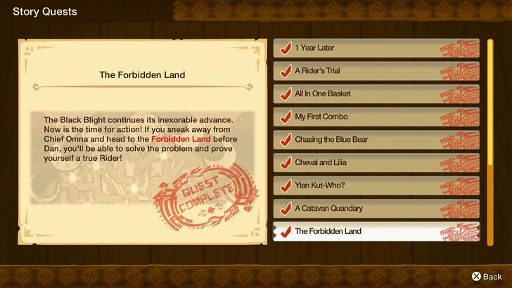 Monster Hunter Stories - Story Quests