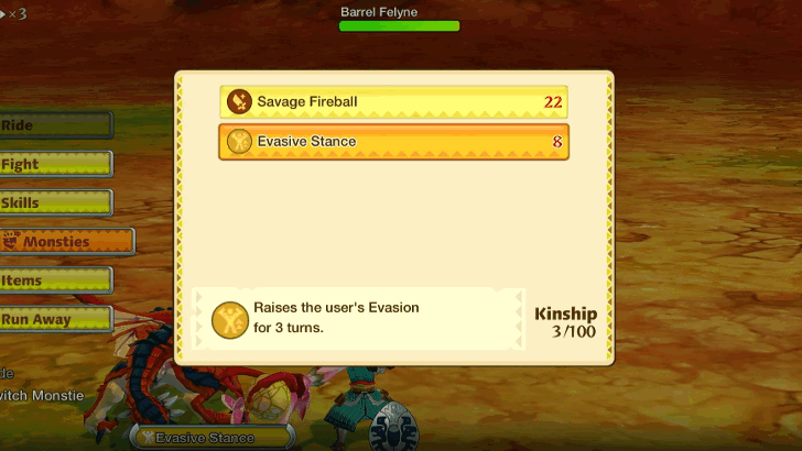 Monster Hunter Stories - Using Any High Damage Attack