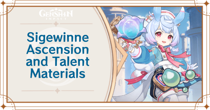 Sigewinne Ascension and Talent Materials | Genshin Impact｜Game8