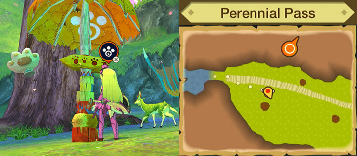 Monster Hunter Stories - Catavan Perennial Pass Blossom Row