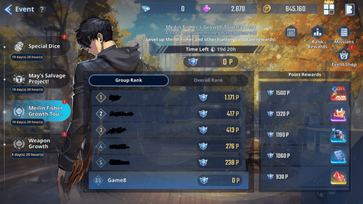 Solo Leveling Arise - Growth Tournament