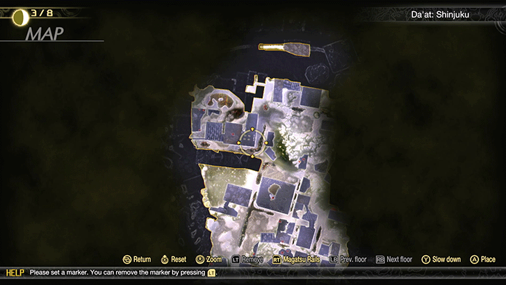 SMT V - Shinjuku Miman 36 Map Location